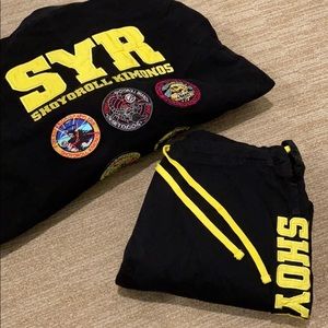 Shoya roll kimono gee worn twice has been washed